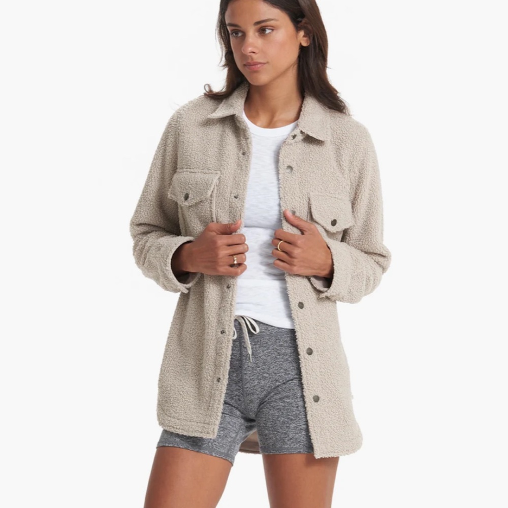 Vuori Sycamore Shirt Jacket, Dark Salt